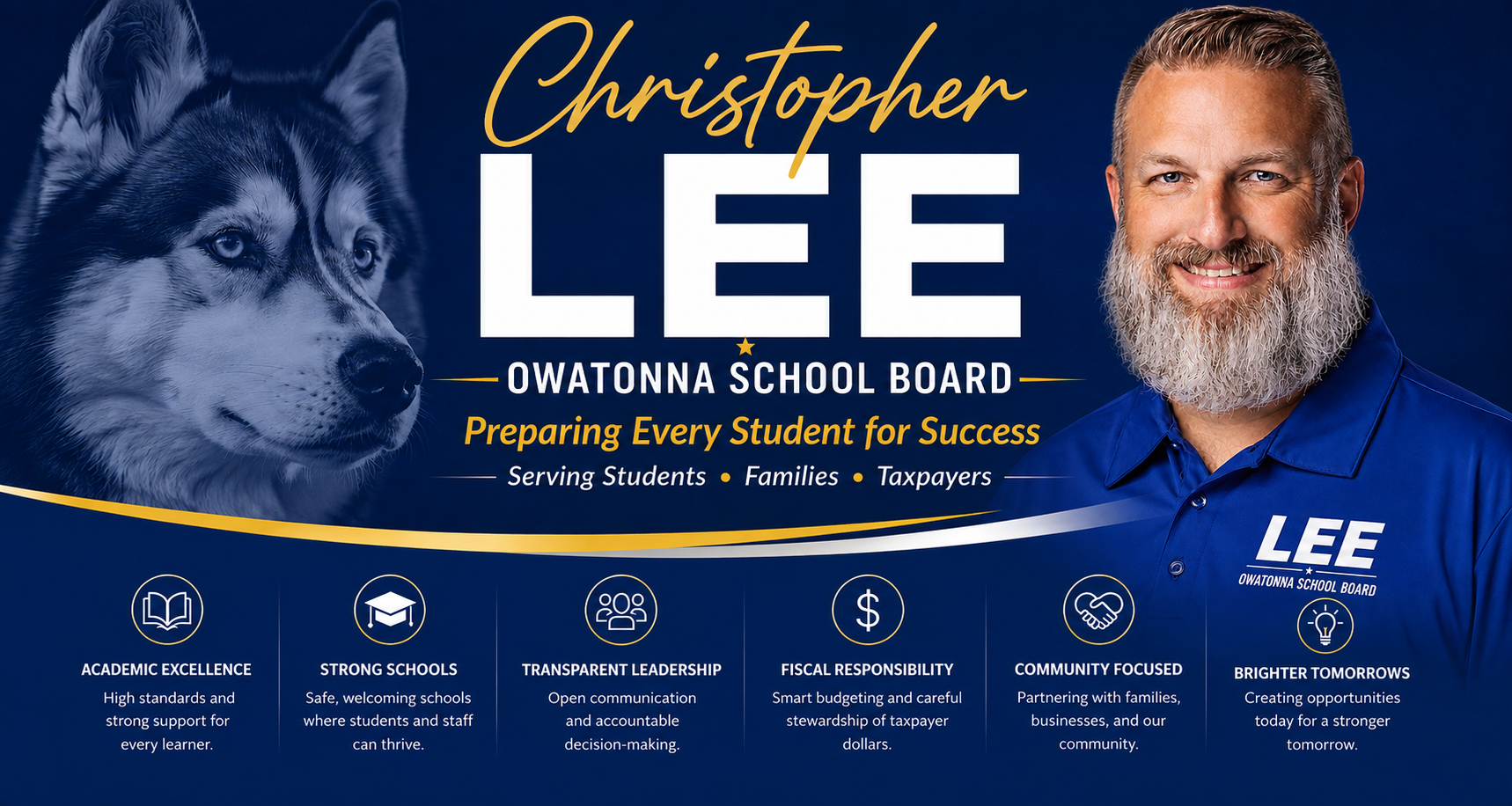 Christopher Lee for Owatonna School Board — Preparing Every Student for Success