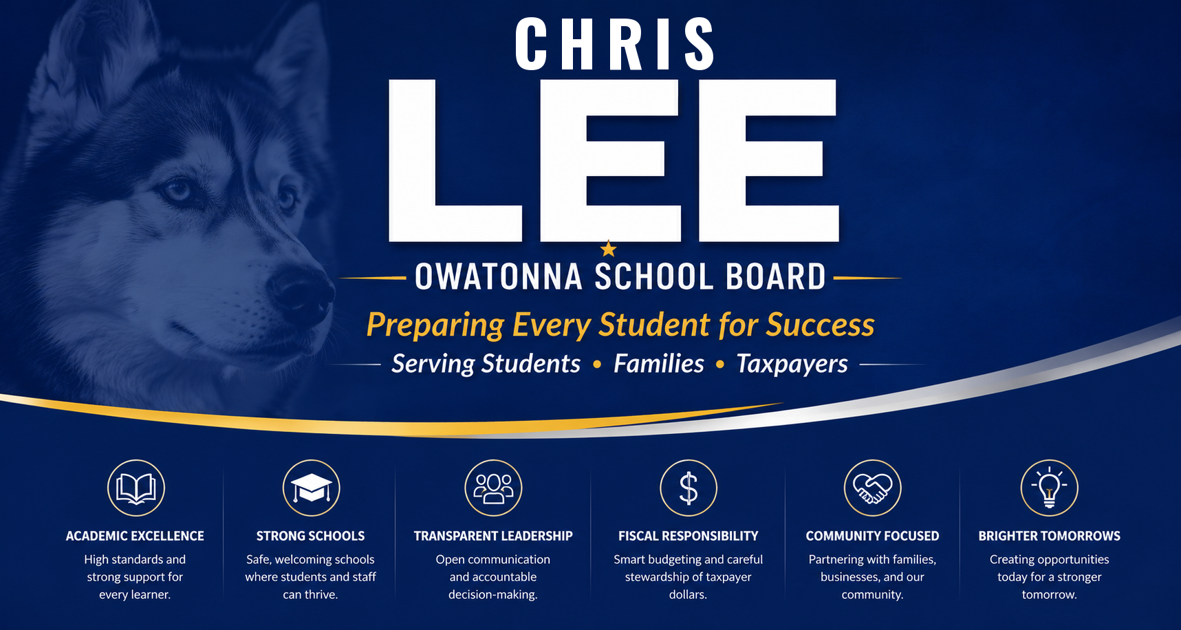 Lee for Owatonna School Board — Preparing Every Student for Success